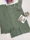 Maaria A 1194 Faux Georgette Embroidery Work Salwar Kameez Exporters In India